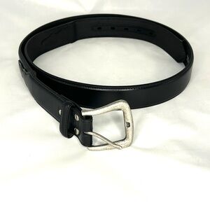 Nocona Black Leather Western Inprired Belt
